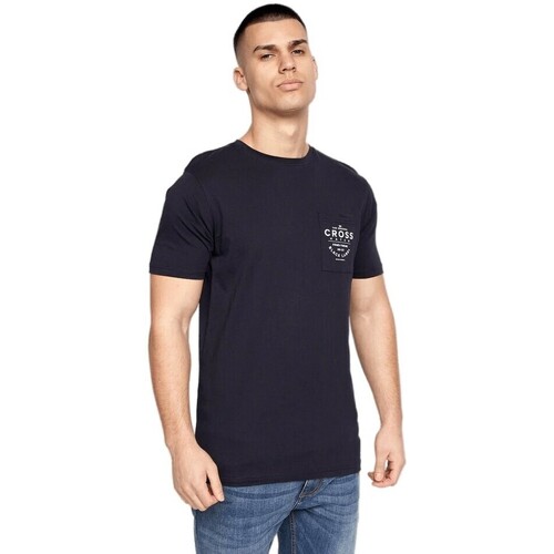 Abbigliamento Uomo T-shirts a maniche lunghe Crosshatch Jimlars Blu