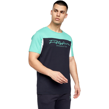 Abbigliamento Uomo T-shirts a maniche lunghe Crosshatch Kneebury Blu