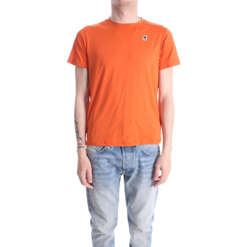 Abbigliamento Uomo T-shirt maniche corte K-Way K71246W Arancio