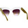 Orologi & Gioielli Donna Occhiali da sole Linda Farrow Occhiali da Sole  Dunaway LFL 1049 C17 Bianco