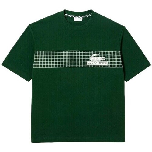 Abbigliamento Uomo T-shirt maniche corte Lacoste CAMISETA HOMBRE   LOOSE FIT TH5590 Verde