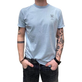 Abbigliamento Uomo T-shirt maniche corte Blauer 23SBLUH02096-004547 Blu