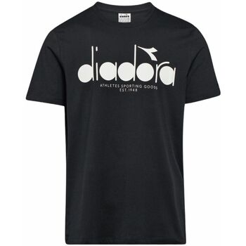 Abbigliamento Uomo T-shirt maniche corte Diadora T-shirt Logo Nero