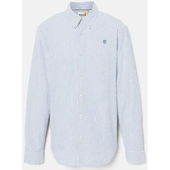 Abbigliamento Uomo Camicie maniche lunghe Timberland TB0A2DD6DK11 LS YD STRIPE SEER-CAPTAINS BLUE Blu