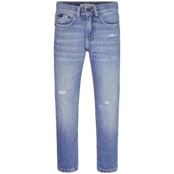 Abbigliamento Bambino Jeans Calvin Klein Jeans IB0IB01550 DAD FIT-1A4 WASHED FRESH BLUE Blu
