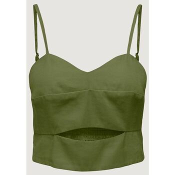 Abbigliamento Donna Top / T-shirt senza maniche Only 15291229 MAGO-OLIVE BRANCH Verde