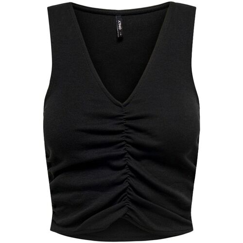 Abbigliamento Donna Top / T-shirt senza maniche Only 15294173 NILAN-BLACK Nero