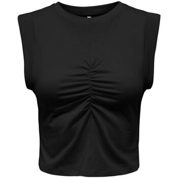 Abbigliamento Donna Top / T-shirt senza maniche Only 15294707 SANNI-BLACK Nero