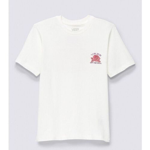Abbigliamento Bambina T-shirt & Polo Vans VN00041EFS81-WHITE Bianco