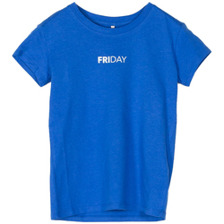 Abbigliamento Bambina T-shirt & Polo Only Kids T-SHIRT WEEK DAY RAGAZZA Blu