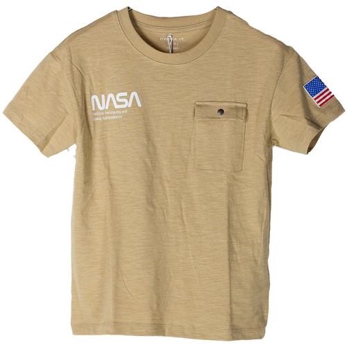 Abbigliamento Bambino T-shirt & Polo Name it T-SHIRT NASA RAGAZZO Beige