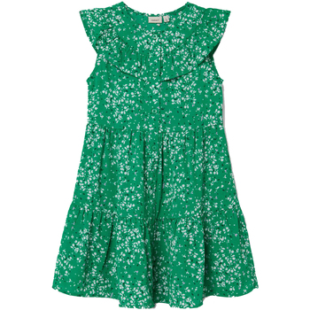 Abbigliamento Bambina Vestiti Name it ABITO DIRGITTA RAGAZZA verde (JOLLY GREEN GREEN)