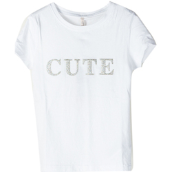 Abbigliamento Bambina T-shirt & Polo Only Kids T-SHIRT STAMPA CUTE RAGAZZE Bianco