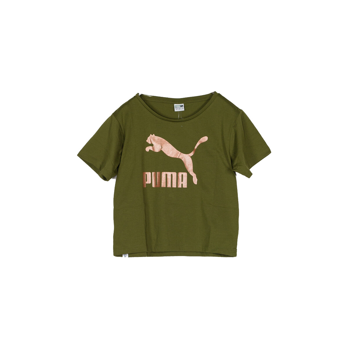 Abbigliamento Bambina T-shirt & Polo Puma EVO GRAPHIC T-SHIRT RAGAZZA Verde