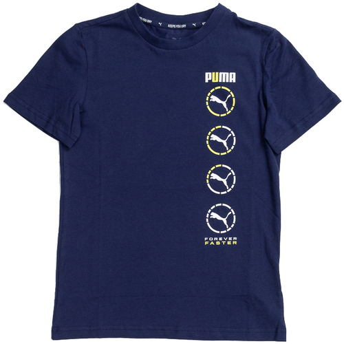 Abbigliamento Bambino T-shirt maniche corte Puma MAGLIA ACTIVE RAGAZZO Blu