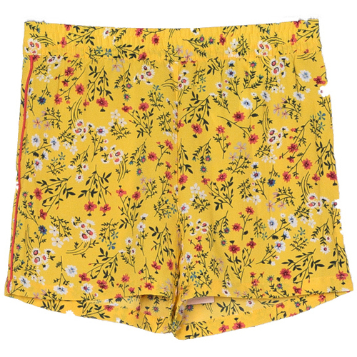 Abbigliamento Bambina Shorts / Bermuda Only Kids SHORT FANTASIA RAGAZZA Giallo