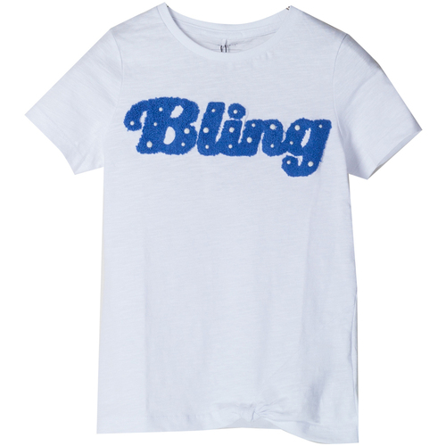 Abbigliamento Bambina T-shirt & Polo Name it T-SHIRT DIANNA RAGAZZA Bianco