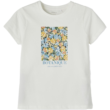 Abbigliamento Bambina T-shirt & Polo Name it T-SHIRT DAMILY RAGAZZA Bianco