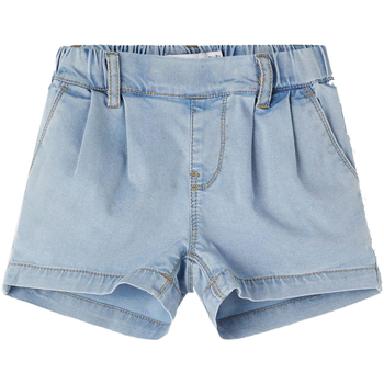 Abbigliamento Bambina Shorts / Bermuda Name it SHORT BECKY DENIM BAMBINA Blu