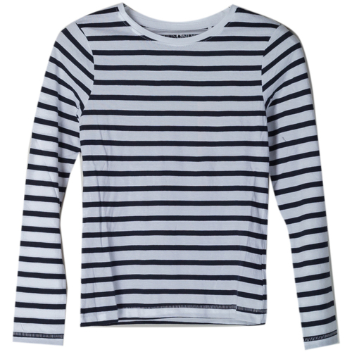 Abbigliamento Bambina T-shirt & Polo Only Kids T-SHIRT NOOS RIGATA RAGAZZA Bianco