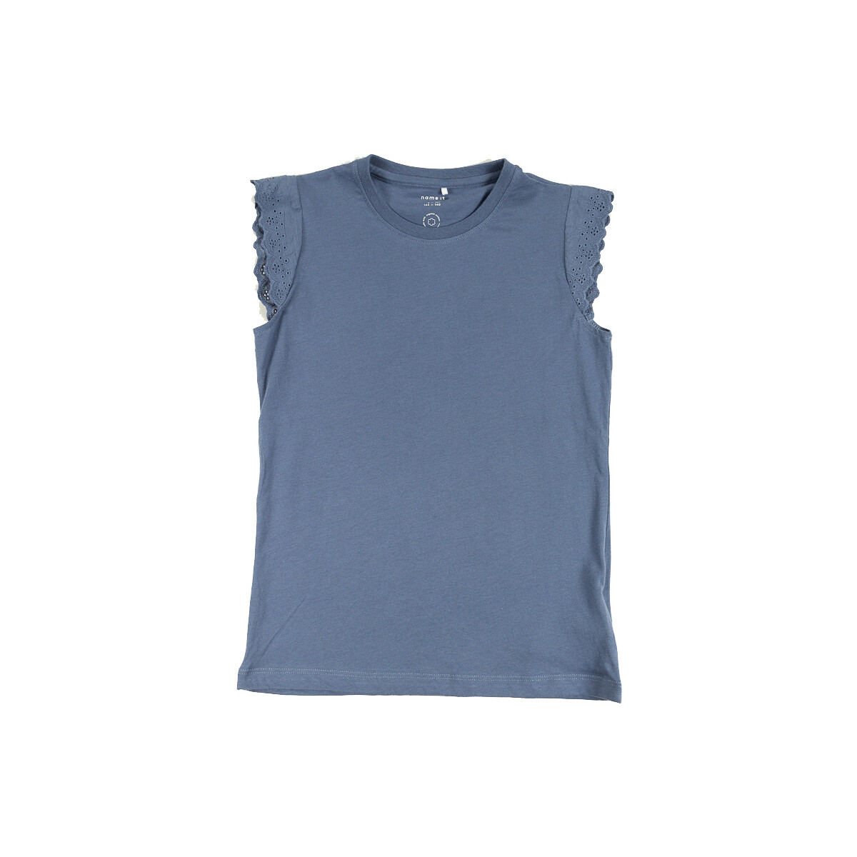 Abbigliamento Bambina T-shirt & Polo Name it T-SHIRT SMANICATA FALOTTE RAGAZZA Blu