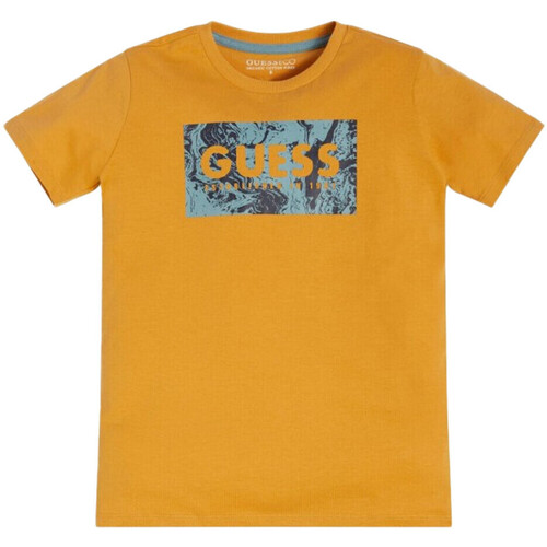 Abbigliamento Bambino T-shirt & Polo Guess G-L3GI08K8HM0 Giallo