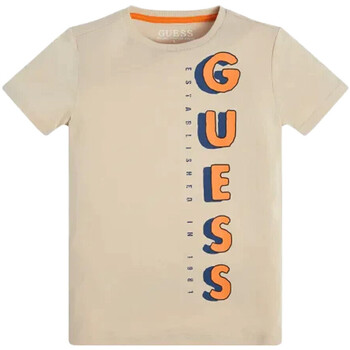 Abbigliamento Bambino T-shirt & Polo Guess G-L3GI00K8HM0 Beige