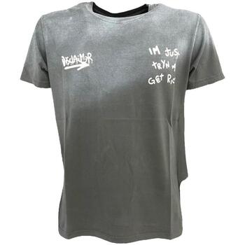 Abbigliamento Uomo T-shirt maniche corte Disclaimer Micrologo Nero