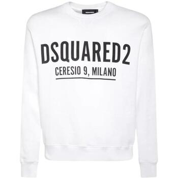 Abbigliamento Uomo Felpe Dsquared Ceresio9 Milano Bianco