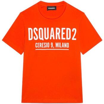 Abbigliamento Bambino T-shirt maniche corte Dsquared Ceresio DSQ2 Arancio
