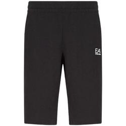 Abbigliamento Uomo Shorts / Bermuda Emporio Armani Logo EA7 Nero