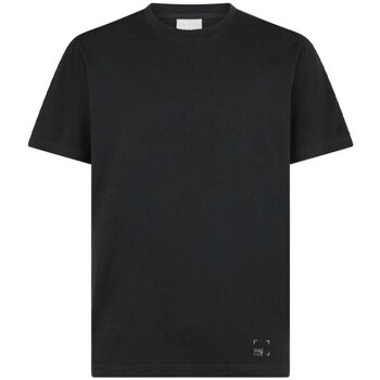 Abbigliamento Uomo T-shirt & Polo GaËlle Paris T-Shirt In Jersey Modal Con Borchie E Ricamo Lurex Nero