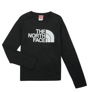 Abbigliamento Unisex bambino T-shirts a maniche lunghe The North Face Teen L/S Easy Tee Nero