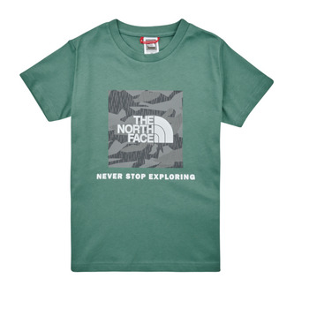 Abbigliamento Bambino T-shirt maniche corte The North Face Boys S/S Redbox Tee Verde