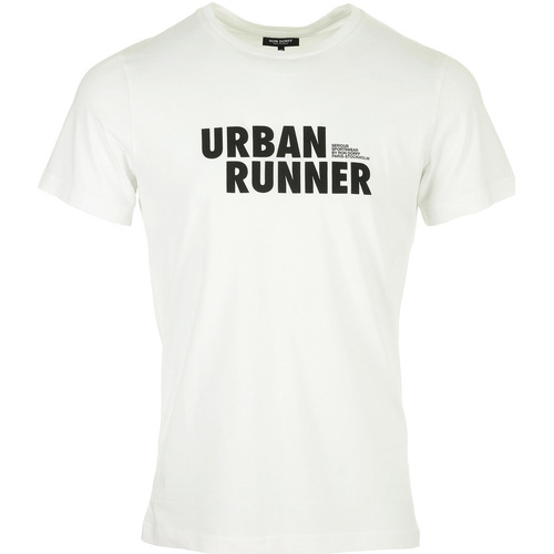 Abbigliamento Uomo T-shirt maniche corte Ron Dorff Urban Runner Tee Bianco