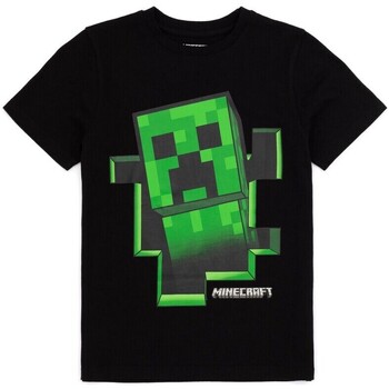 Abbigliamento Unisex bambino T-shirt maniche corte Minecraft  Nero