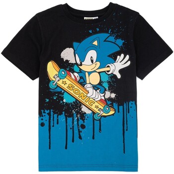 Abbigliamento Unisex bambino T-shirt maniche corte Sonic The Hedgehog  Nero