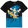 Abbigliamento Unisex bambino T-shirt maniche corte Sonic The Hedgehog NS6926 Nero