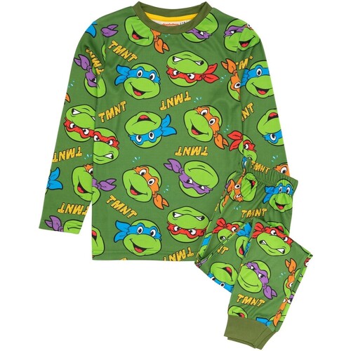 Abbigliamento Unisex bambino Pigiami / camicie da notte Teenage Mutant Ninja Turtles NS6928 Verde