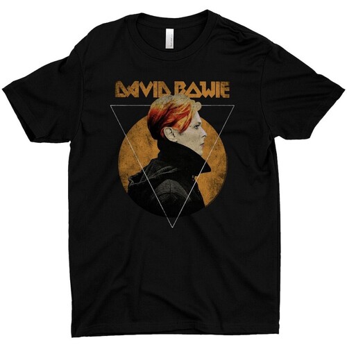 Abbigliamento T-shirts a maniche lunghe David Bowie NS6930 Nero