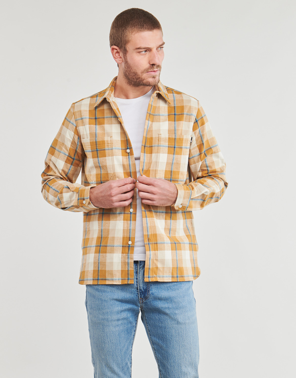 Abbigliamento Uomo Camicie maniche lunghe Timberland Windham Heavy Flannel Shirt Regular Multicolore