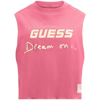 Abbigliamento Donna Top / T-shirt senza maniche Guess Dream on style Rosa