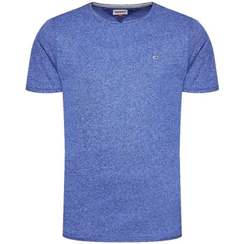 Abbigliamento Uomo T-shirt maniche corte Tommy Jeans Logo mini flag Blu