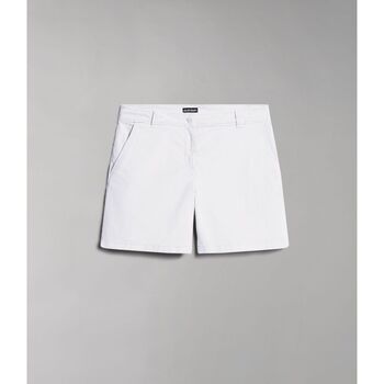 Abbigliamento Donna Shorts / Bermuda Napapijri NARIE - NP0A4G7J-0021 BRIGHT WHITE Bianco