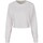 Abbigliamento Donna Felpe Build Your Brand RW8977 Bianco
