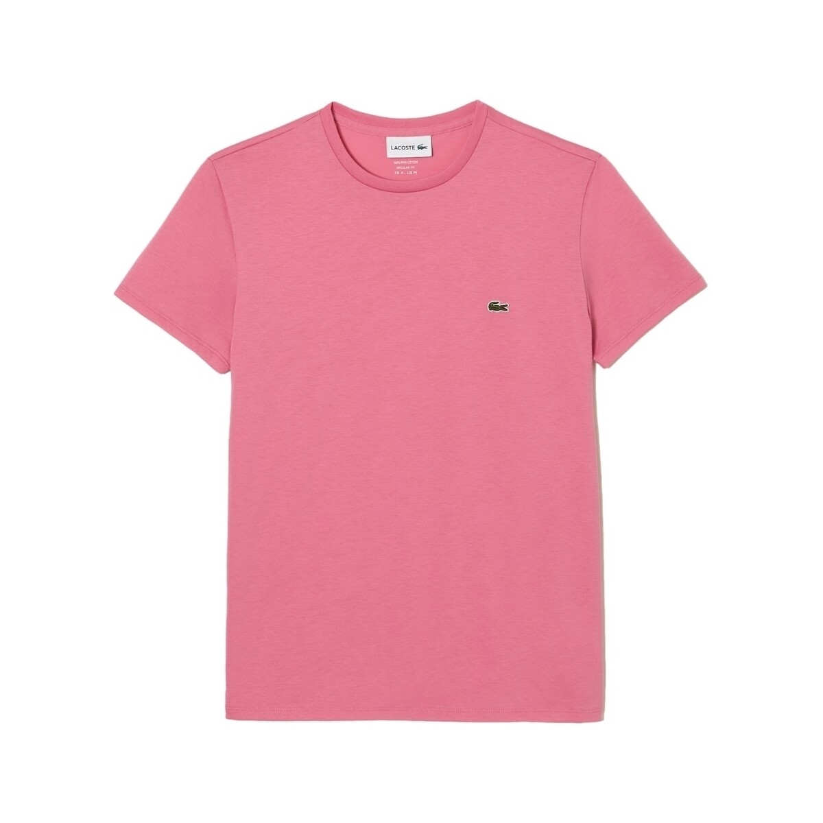 Abbigliamento Uomo T-shirt & Polo Lacoste Pima Cotton T-Shirt - Rose Rosa