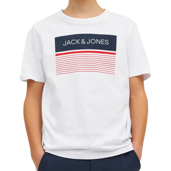 Abbigliamento Bambino T-shirt & Polo Jack & Jones 12224231 Bianco
