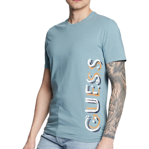 Abbigliamento Uomo T-shirt & Polo Guess G-M3GI22J1314 Blu