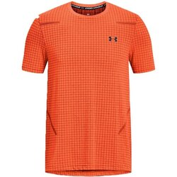 Abbigliamento Uomo T-shirt maniche corte Under Armour T-shirt Uomo Ua Seamless Grid Arancio