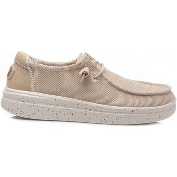 Scarpe Donna Sneakers Hey Dude Shoes Hey Dude Wendy Stretch Beige